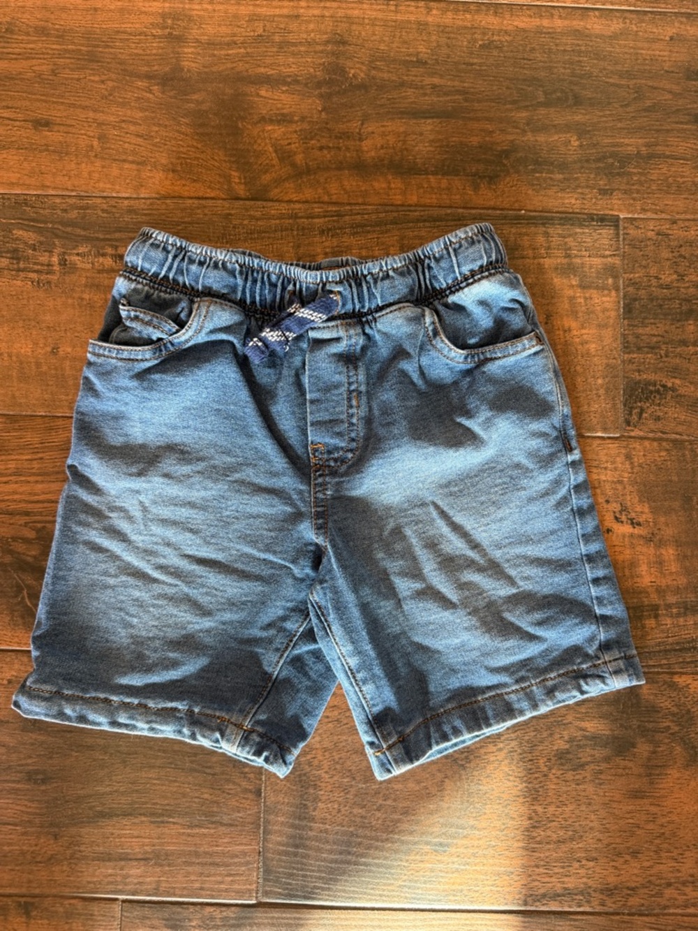 Carter’s Boys' Blue Denim-Style Pull-On Shorts 5T